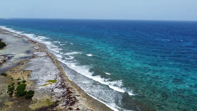 Reef coastline aerial — Isla Marisol Resort, Belize